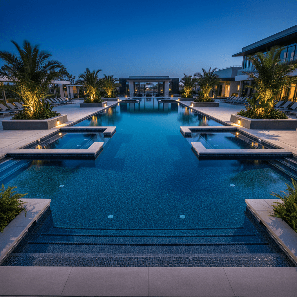 Commercial pool design and construction